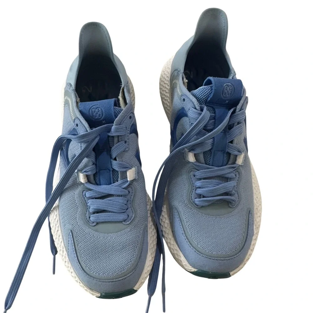 G/FORE MG4+ Golf Shoes Vista Blue Knit‎ Sneakers G4LS22EF40 Womens 9